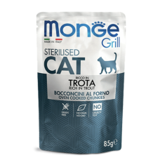 Вологий корм Monge Cat Grill Sterilised для котів стерилізов.. Вологий корм Monge Cat Grill Sterilised для котів стерилізов..