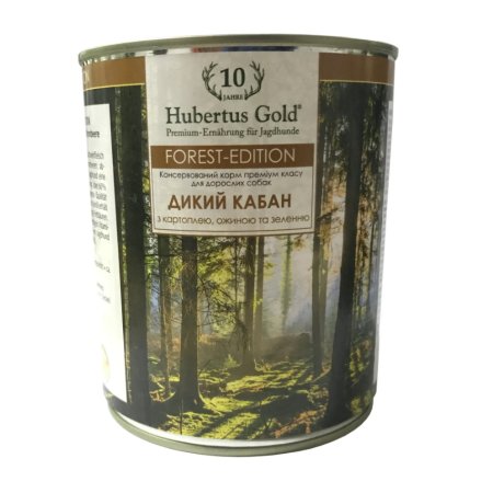 Вологий корм Hubertus Gold Wild boar with potatoes, blackberries and herbs для собак Хубертус Голд Дикий кабан з картоплею, ожиною та зеленню 800 г Hubertus Gold Вологий корм Hubertus Gold Wild boar with potatoes, blackberries and herbs для собак Хубертус Голд Дикий кабан з картоплею, ожиною та зеленню 800 г Hubertus Gold