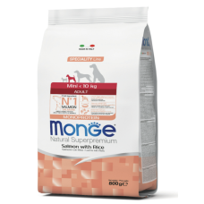 Сухий корм Monge Mini Adult для собак міні порід з лососем 8.. Сухий корм Monge Mini Adult для собак міні порід з лососем 8..