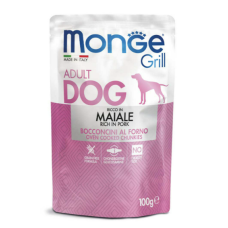 Вологий корм Monge Dog Grill для собак з свининою 100г Monge.. Вологий корм Monge Dog Grill для собак з свининою 100г Monge..