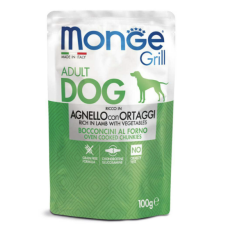 Вологий корм Monge Dog Grill для собак з ягням та овочами 10.. Вологий корм Monge Dog Grill для собак з ягням та овочами 10..