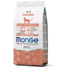 Сухий корм Monge Cat Monoprotein Adult для котів з лососем 4.. Сухий корм Monge Cat Monoprotein Adult для котів з лососем 4..