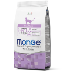Сухий корм Monge Cat Sterilised для котів з куркою для стери..