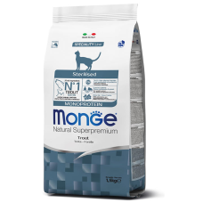 Сухий корм Monge Cat Monoprotein Sterilised для котів з форе.. Сухий корм Monge Cat Monoprotein Sterilised для котів з форе..