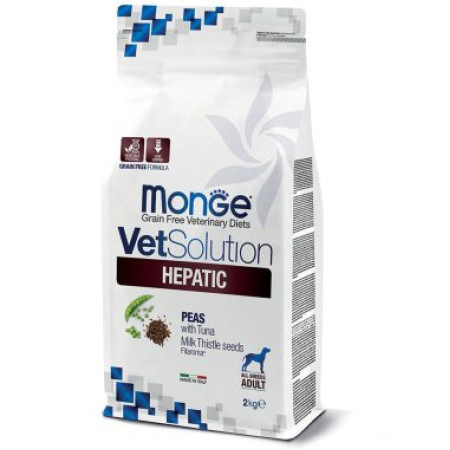 Monge VetSolution Dog Hepatic дієта для собак Гепатик 2кг Monge VetSolution Dog Hepatic дієта для собак Гепатик 2кг