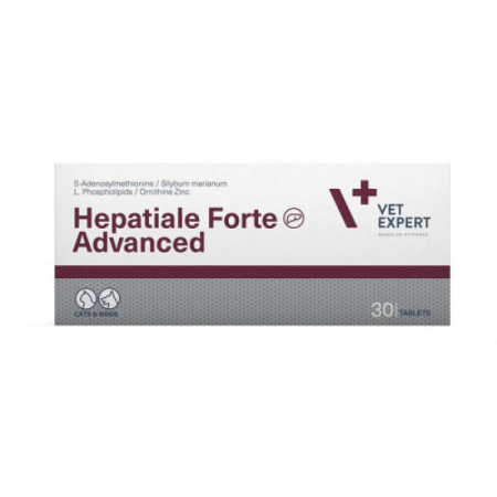 VetExpert (Ветексперт) Hepatiale Forte Advanced гепатопротектор для собак та котів таблетки, 30шт VetExpert (Ветексперт) Hepatiale Forte Advanced гепатопротектор для собак та котів таблетки, 30шт